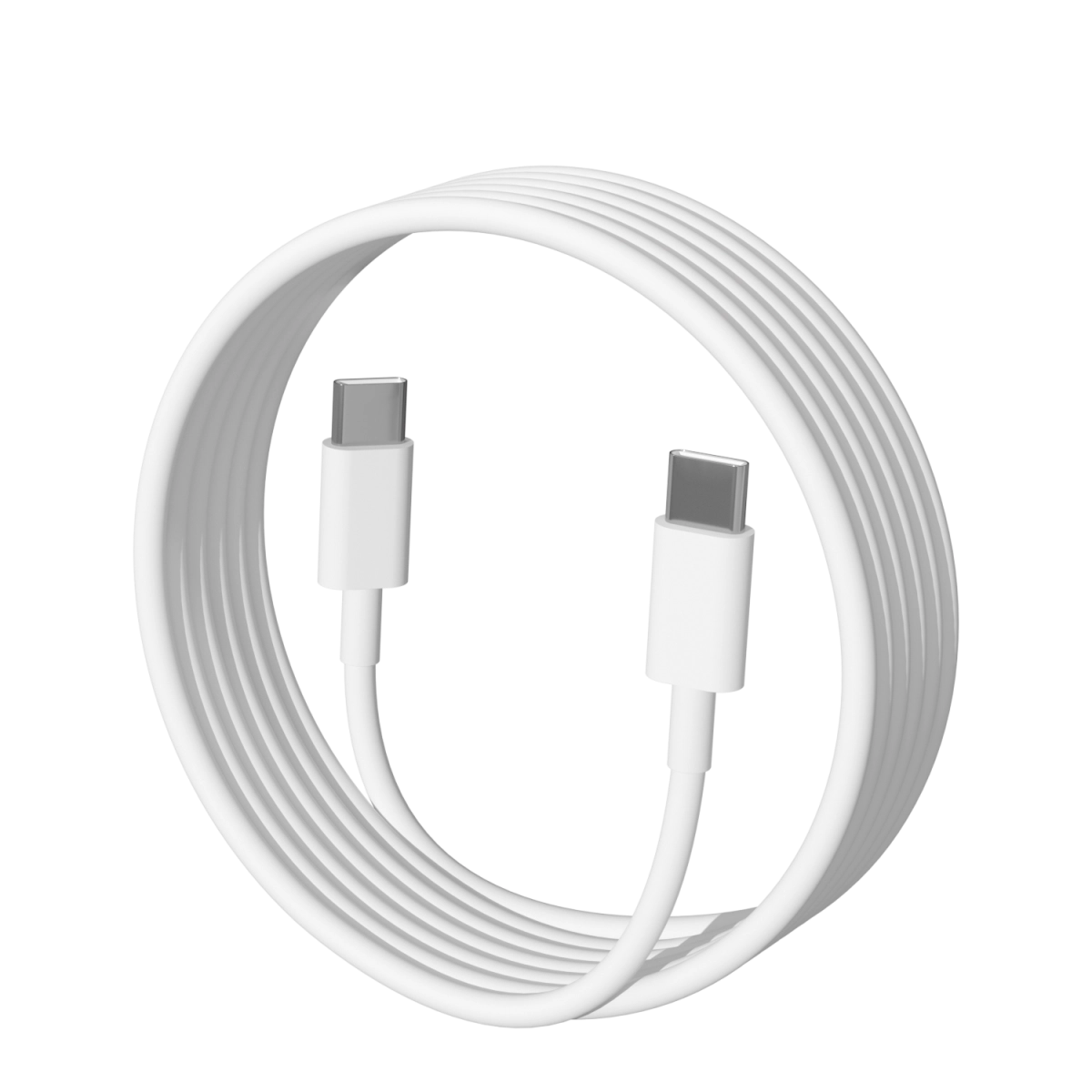 2 Pack 40W USB-C Fast Charger + 2 USB-C Cables – PD QC 3.0, for iPhone & Samsung